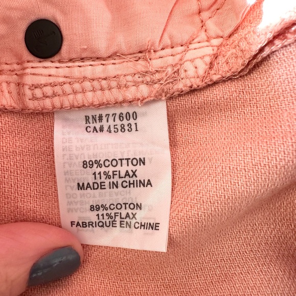 NWT Sandrine Rose Pink Palm Tree Jeans - Picture 9 of 11